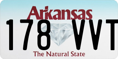 AR license plate 178VVT