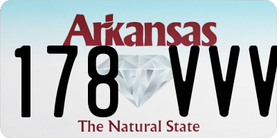 AR license plate 178VVV