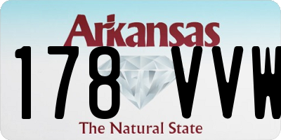 AR license plate 178VVW
