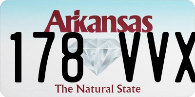 AR license plate 178VVX