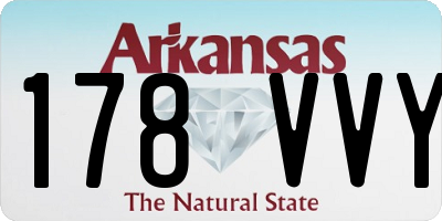 AR license plate 178VVY