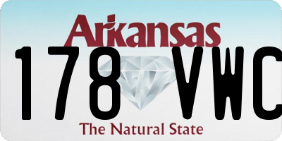 AR license plate 178VWC