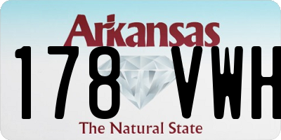 AR license plate 178VWH