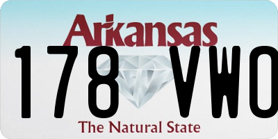 AR license plate 178VWO