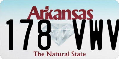 AR license plate 178VWV