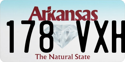 AR license plate 178VXH