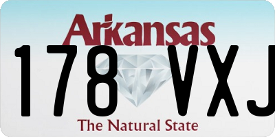 AR license plate 178VXJ