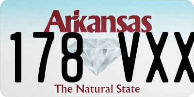 AR license plate 178VXX