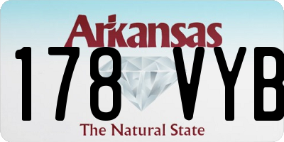 AR license plate 178VYB