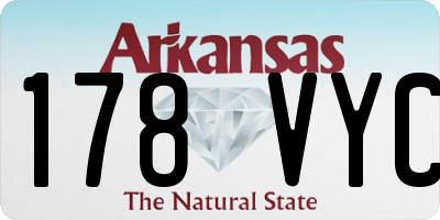 AR license plate 178VYC