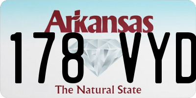 AR license plate 178VYD