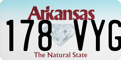 AR license plate 178VYG