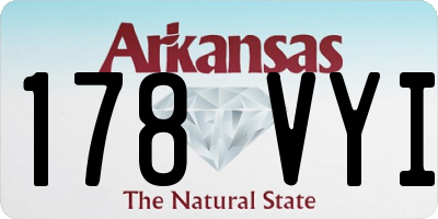 AR license plate 178VYI