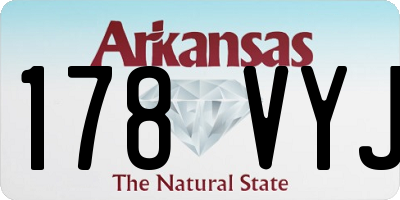 AR license plate 178VYJ