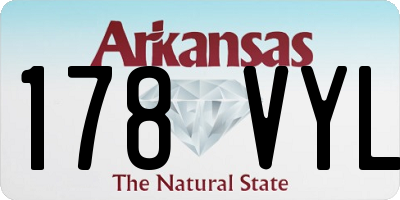 AR license plate 178VYL
