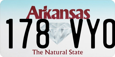 AR license plate 178VYO