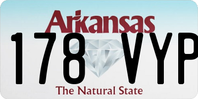 AR license plate 178VYP