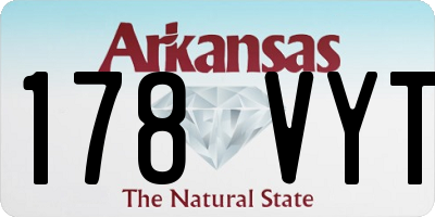 AR license plate 178VYT