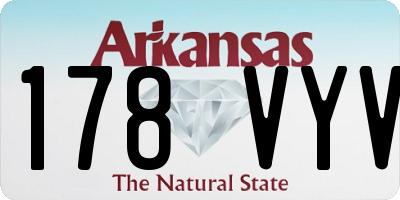 AR license plate 178VYV