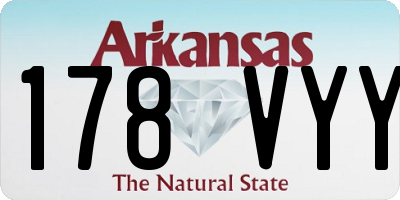 AR license plate 178VYY