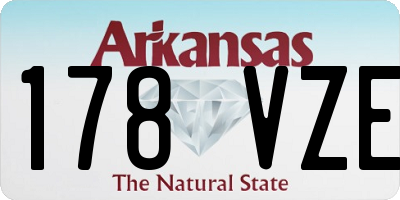 AR license plate 178VZE
