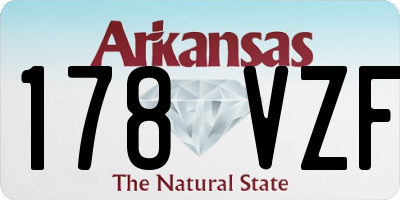 AR license plate 178VZF