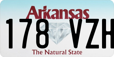 AR license plate 178VZH