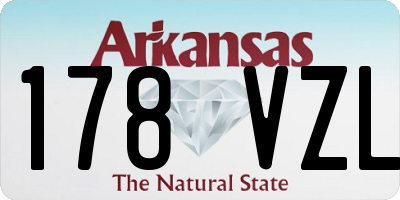 AR license plate 178VZL