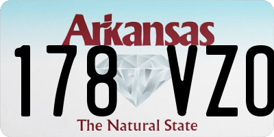 AR license plate 178VZO