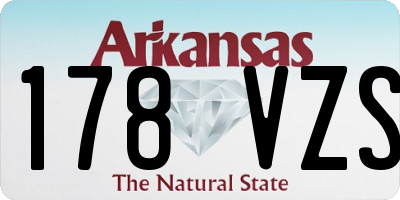 AR license plate 178VZS