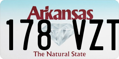 AR license plate 178VZT