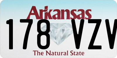 AR license plate 178VZV