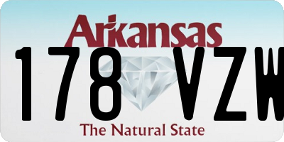 AR license plate 178VZW