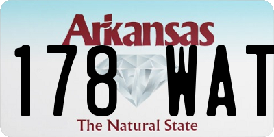 AR license plate 178WAT