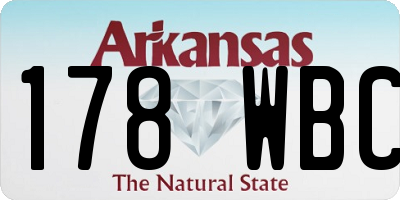 AR license plate 178WBC
