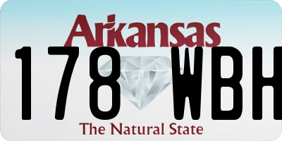 AR license plate 178WBH
