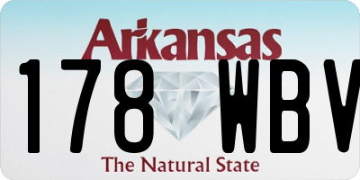 AR license plate 178WBV
