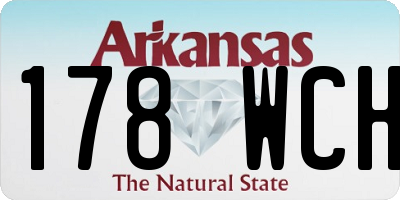 AR license plate 178WCH