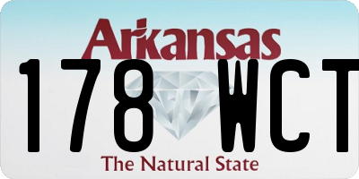 AR license plate 178WCT