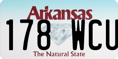 AR license plate 178WCU