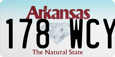 AR license plate 178WCY