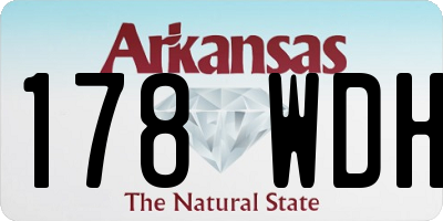 AR license plate 178WDH