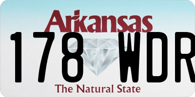 AR license plate 178WDR