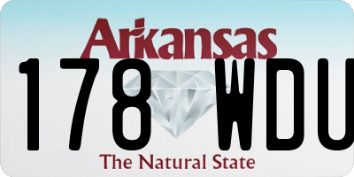AR license plate 178WDU