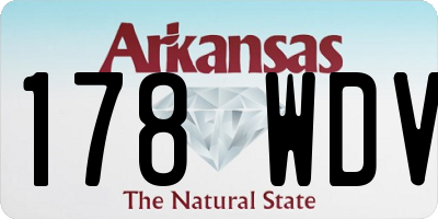 AR license plate 178WDV