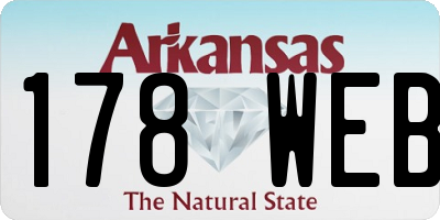 AR license plate 178WEB