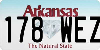 AR license plate 178WEZ