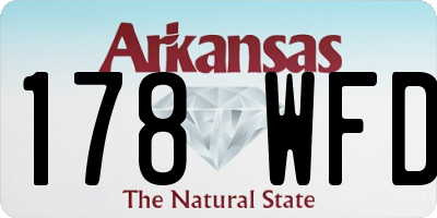 AR license plate 178WFD