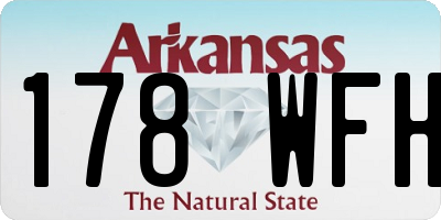 AR license plate 178WFH