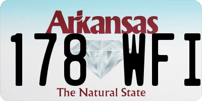 AR license plate 178WFI